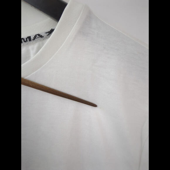 [SOLD] $1295 NWT FENDI x KARL LAGERFELD Men's Sz M Mink Fur Trim White T-Shirt - Picture 8 of 8